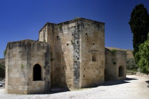 Medieval church ruin in Crete